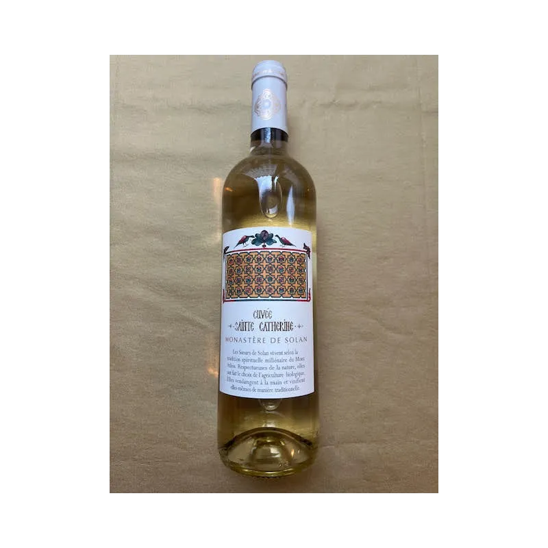 Vin blanc Ste-Catherine 75cl Monastère de Solan