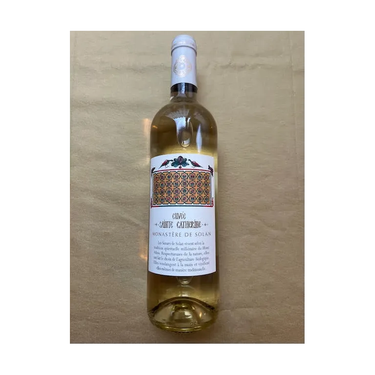 Vin blanc Ste-Catherine 75cl Monastère de Solan