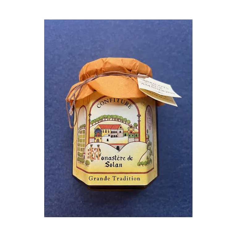 Confiture d'Abricots aux Amandons 300g Monastère de Solan