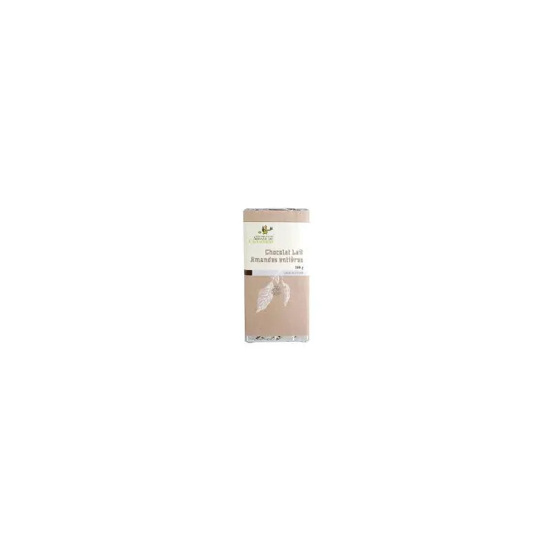 Tablette chocolat Lait-Amandes 100g Abbaye de Castagniers
