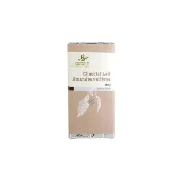 Tablette chocolat Lait-Amandes 100g Abbaye de Castagniers