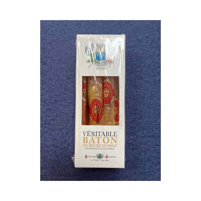 Etui 10 Bâtons de Sucre d'orge Abbaye de Moret