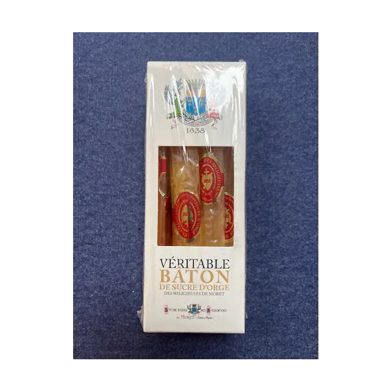 Etui 10 Bâtons de Sucre d'orge Abbaye de Moret