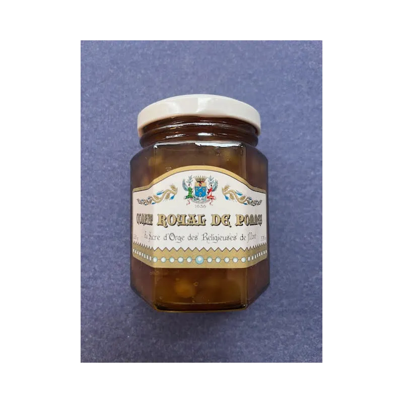 Confit de Pomme au Sucre d'Orge 220g Abbaye de Moret