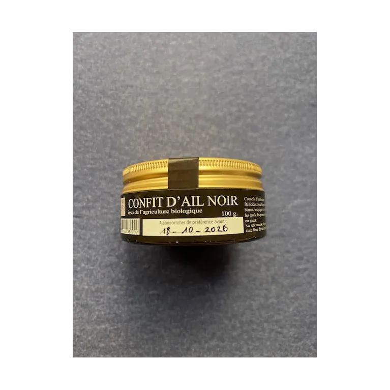 Confit d'Ail noir 100g Clarisses de Lourdes