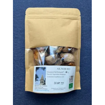 Gousses d'Ail noir 100g Clarisses de Lourdes