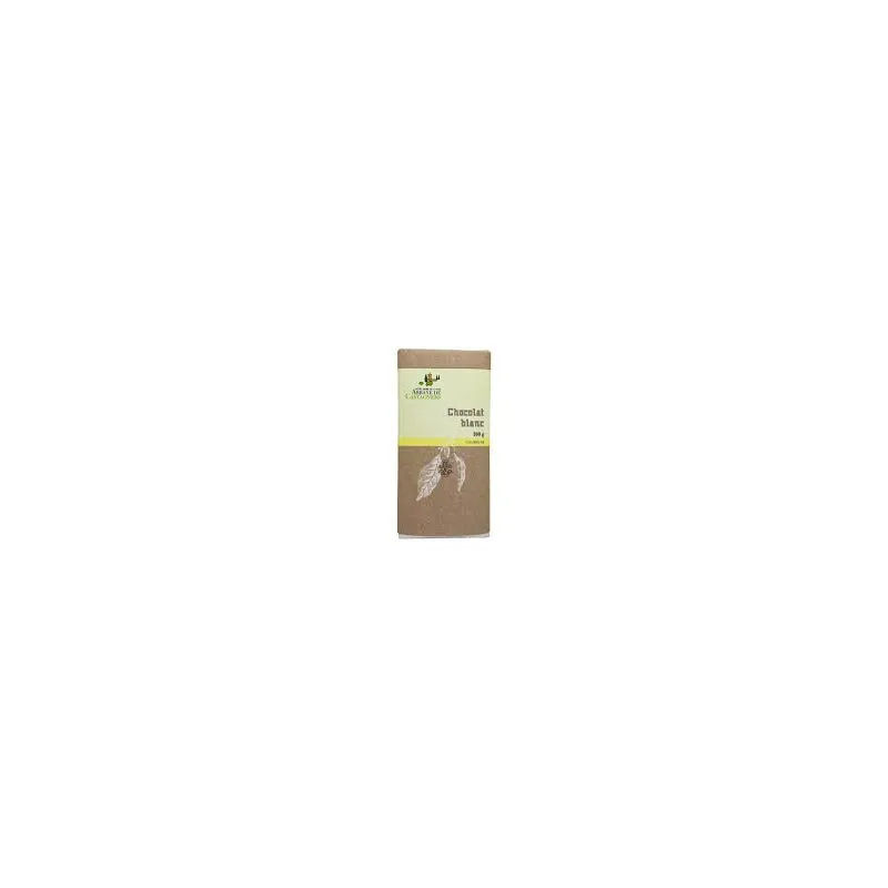Tablette Chocolat blanc 100g Abbaye de Castagniers