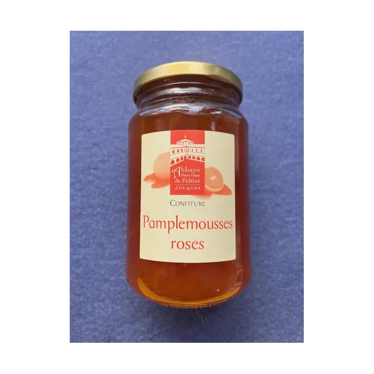 Confiture de Pamplemousse rose 430g Abbaye de Jouques