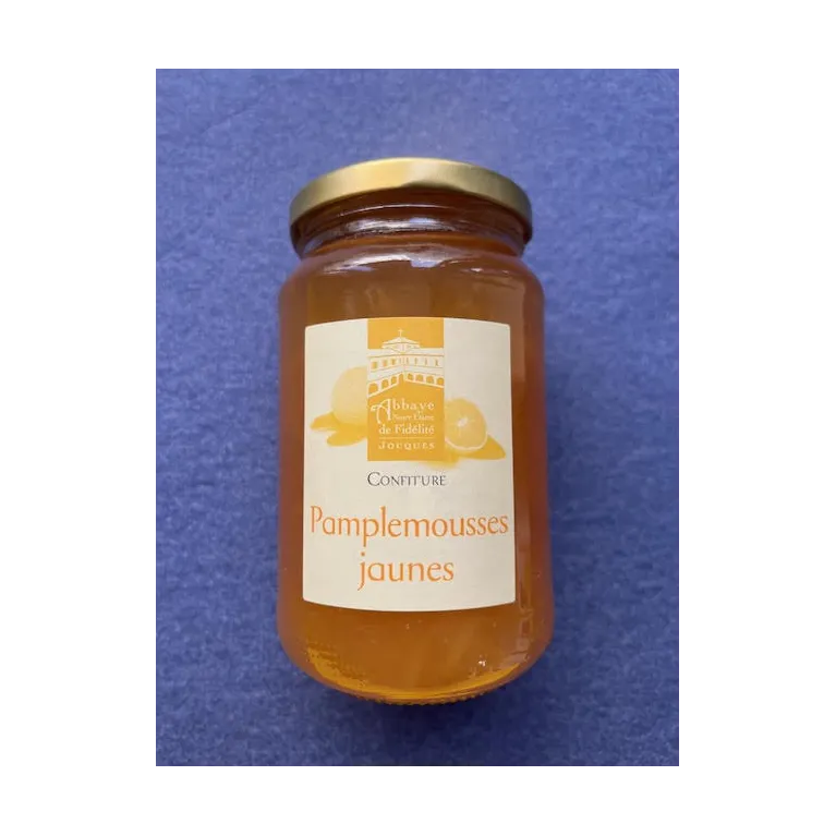 Confiture de Pamplemousse jaune 430g Abbaye de Jouques