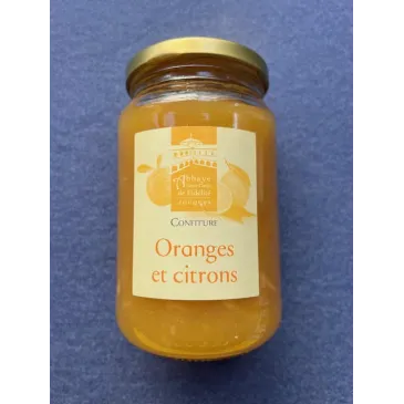Confiture Orange-Citron 430g Abbaye de Jouques