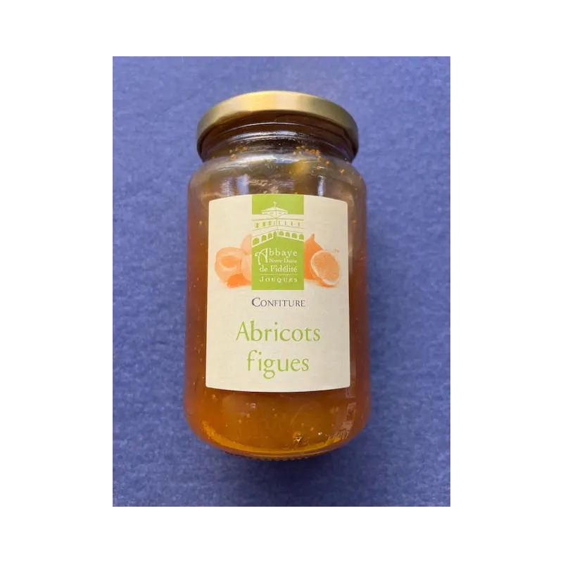 Confiture Abricot-Figue 430g Abbaye de Jouques