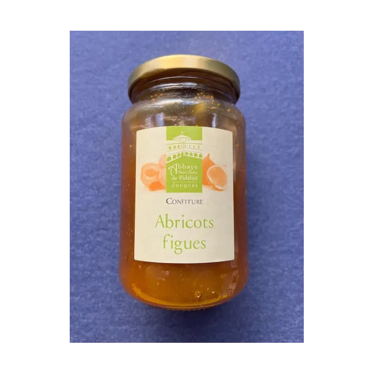 Confiture Abricot-Figue 430g Abbaye de Jouques