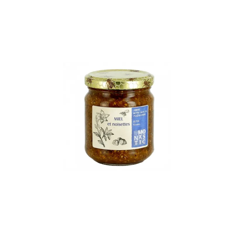 Miel et Noisettes 235g Abbaye de Rosans