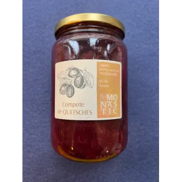 Compote de Quetsches 760g Abbaye de Rosans
