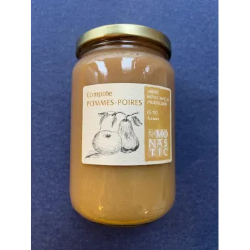 Compote Pomme-Poire 730g Abbaye de Rosans
