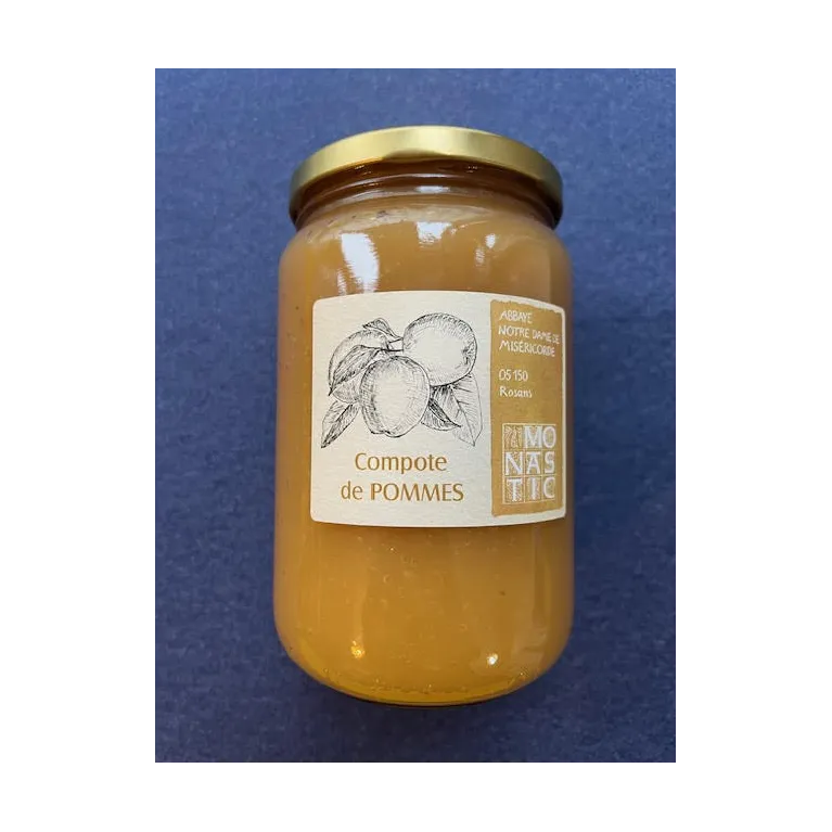 Compote de Pommes 730g Abbaye de Rosans