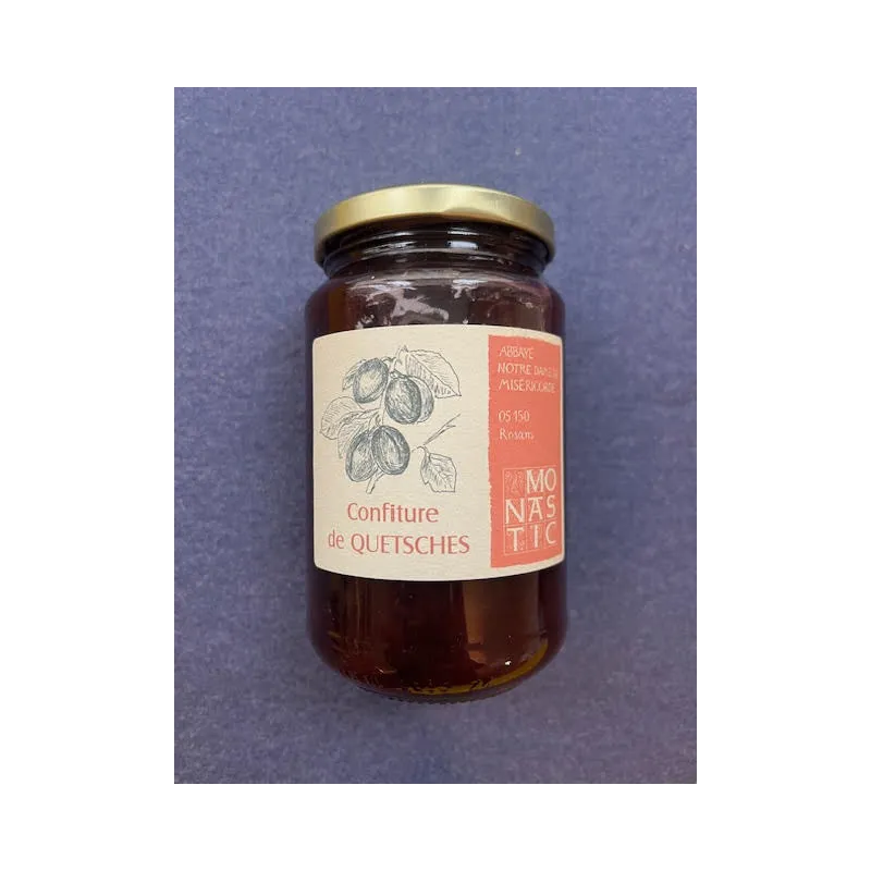 Confiture de Quetsches 450g Abbaye de Rosans