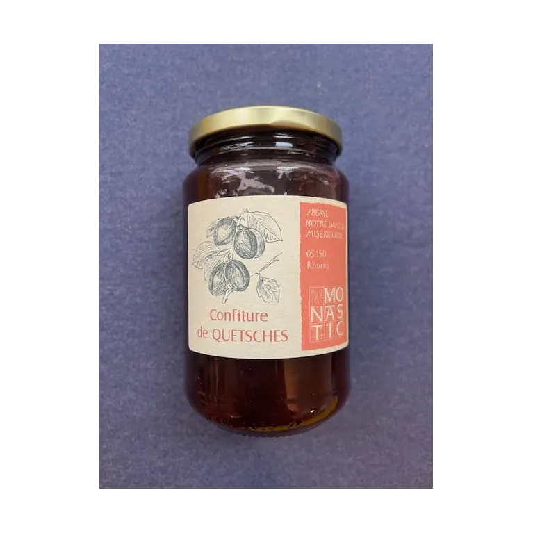 Confiture de Quetsches 450g Abbaye de Rosans