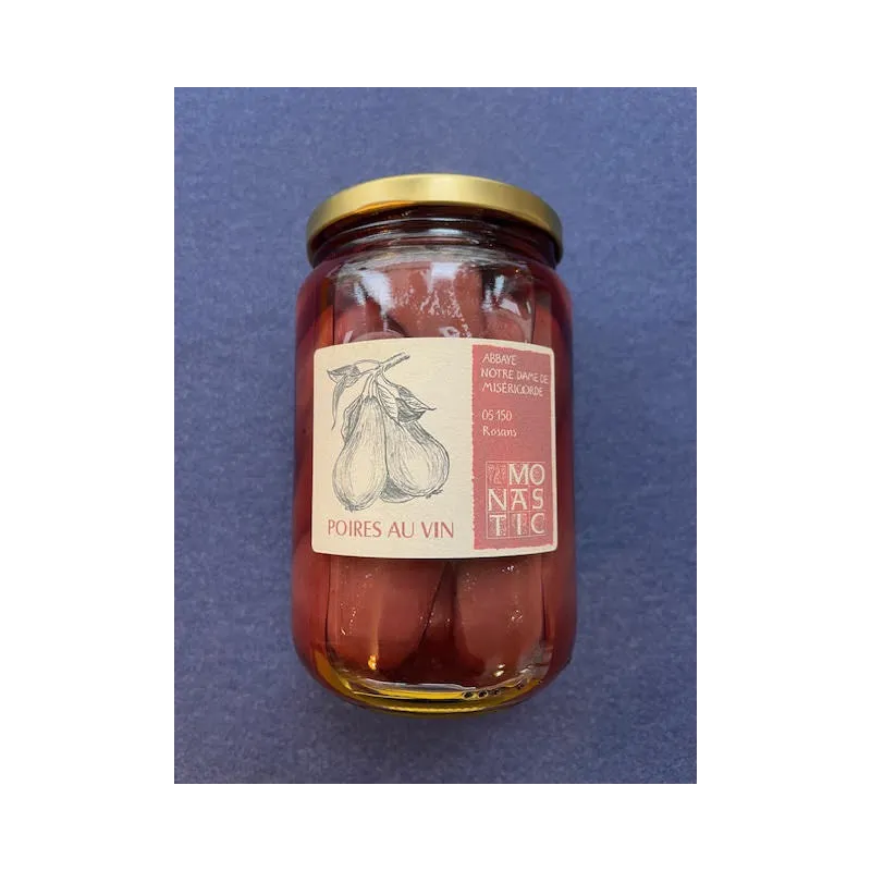 Poires au Vin 730g Abbaye de Rosans