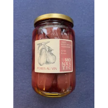 Poires au Vin 730g Abbaye de Rosans