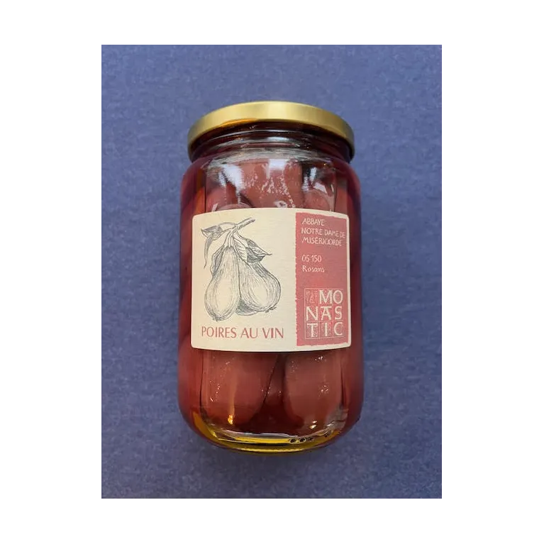 Poires au Vin 730g Abbaye de Rosans