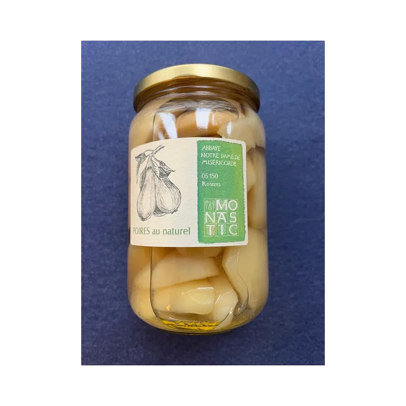Poires au Naturel 710g Abbaye de Rosans