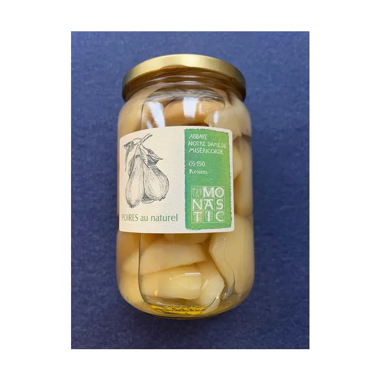 Poires au Naturel 710g Abbaye de Rosans