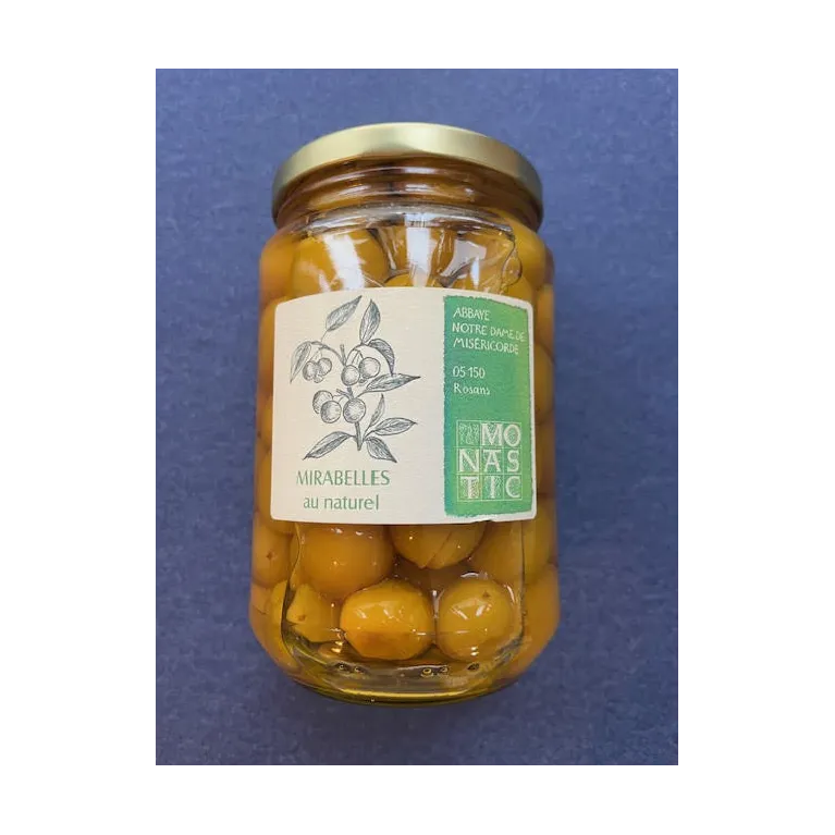 Mirabelles au Naturel 780g Abbaye de Rosans