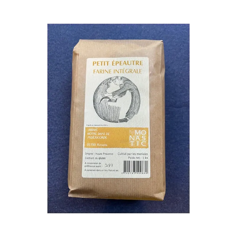Farine de Petit épeautre 1kg Abbaye de Rosans