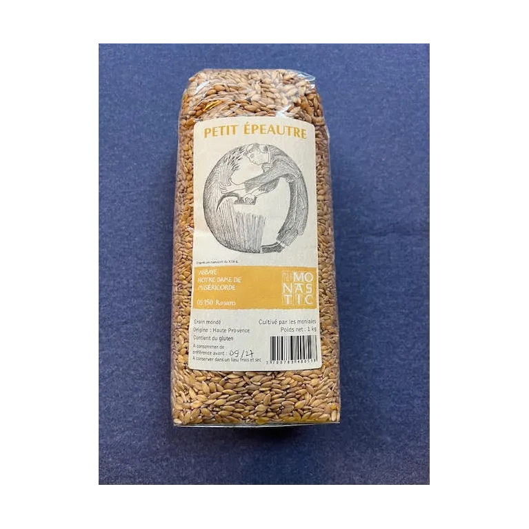 Grains de Petit épeautre 1kg Abbaye de Rosans