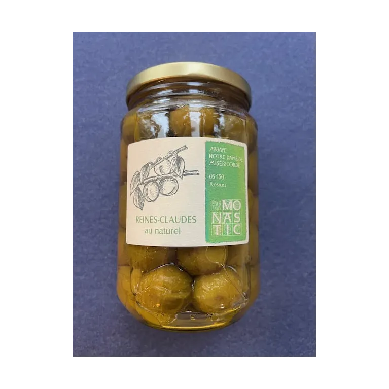 Reine-Claude au Naturel 770g Abbaye de Rosans