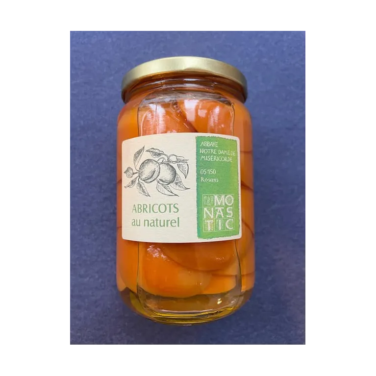 Abricots au Naturel 720g Abbaye de Rosans