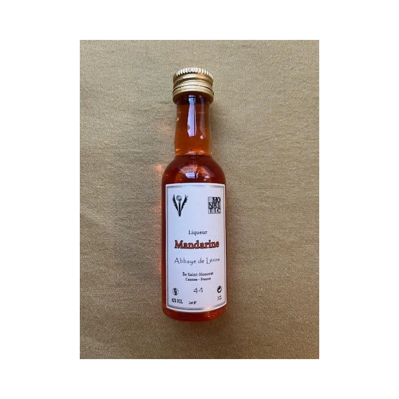 Liqueur de Mandarine 3cl Abbaye de Lérins