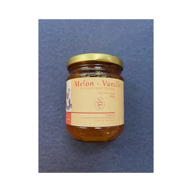 Confiture Melon-Vanille 250g Prieuré de Terre-Basse