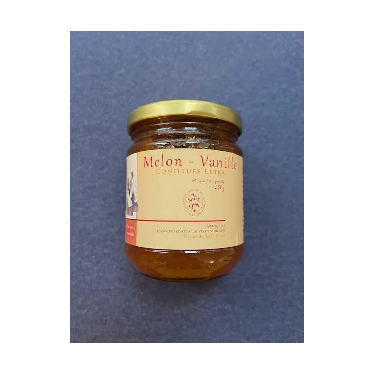 Confiture Melon-Vanille 250g Prieuré de Terre-Basse