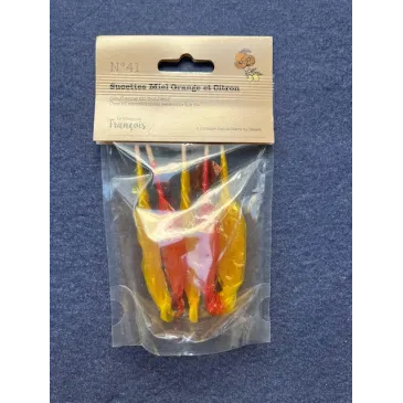 Sucettes Citron-Orange 50g Abbaye du Désert