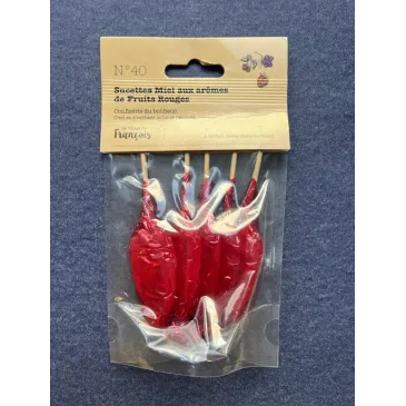 Sucettes aux Fruits rouges 50g Abbaye du Désert