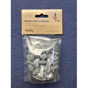 Bonbons Miel-Réglisse 150g Abbaye du Désert