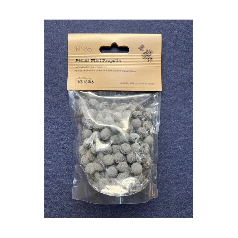 Perles Miel-Propolis 150g Abbaye du Désert