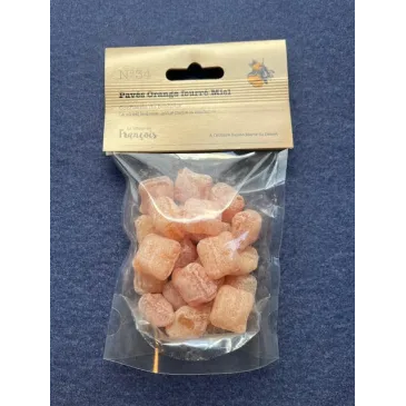 Pavés à l'Orange fourrés au Miel 150g Abbaye du Désert