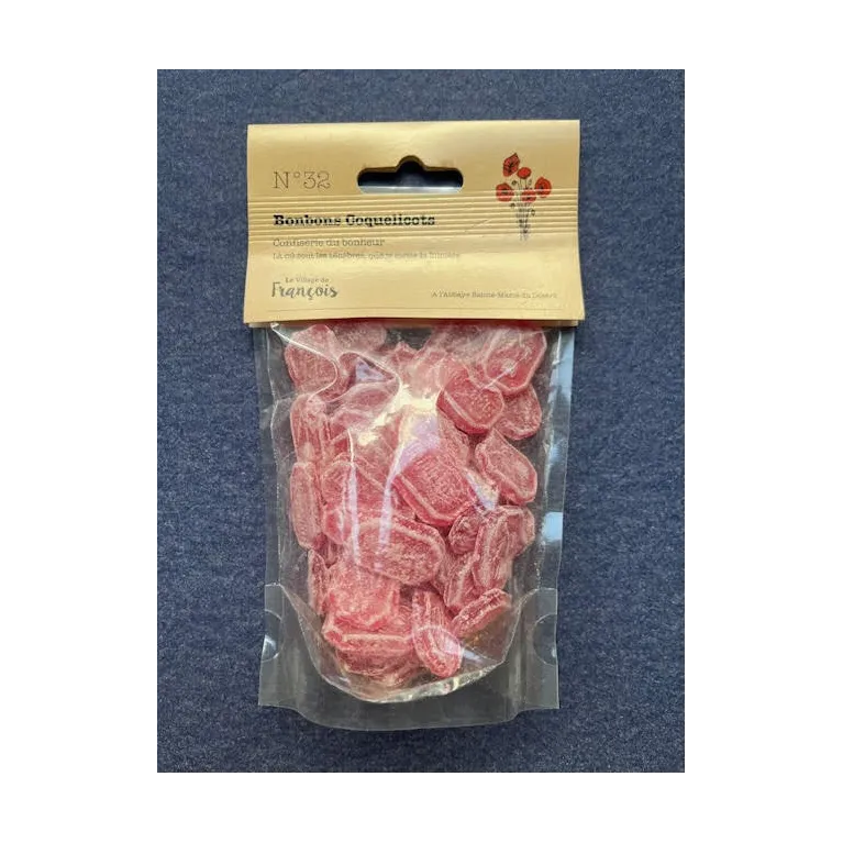 Bonbons au Coquelicot 150g Abbaye du Désert
