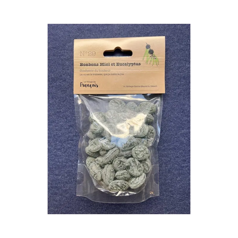 Bonbons Miel-Eucalyptus 150g Abbaye du Désert