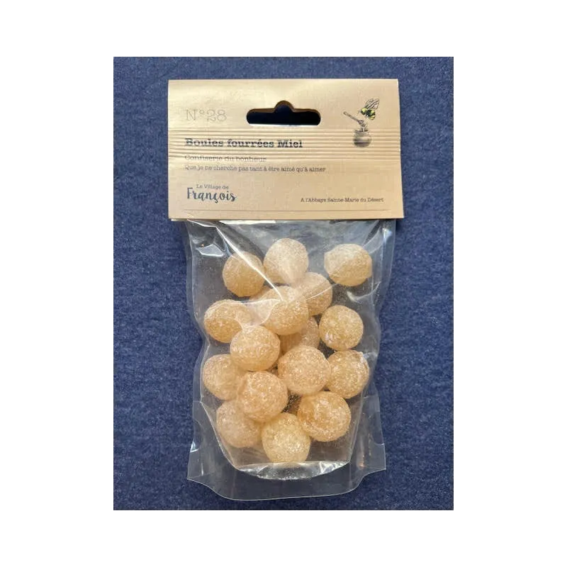 Boules fourrées au Miel 150g Abbaye du Désert