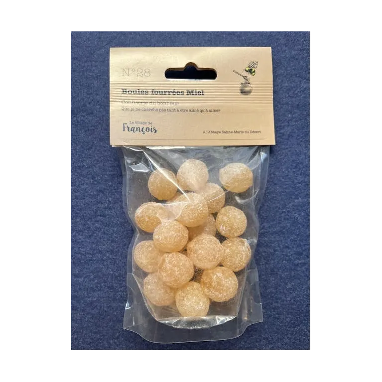 Boules fourrées au Miel 150g Abbaye du Désert
