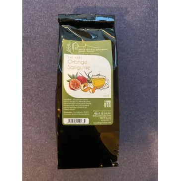 Thé vert Orange sanguine 100g Abbaye de Blauvac
