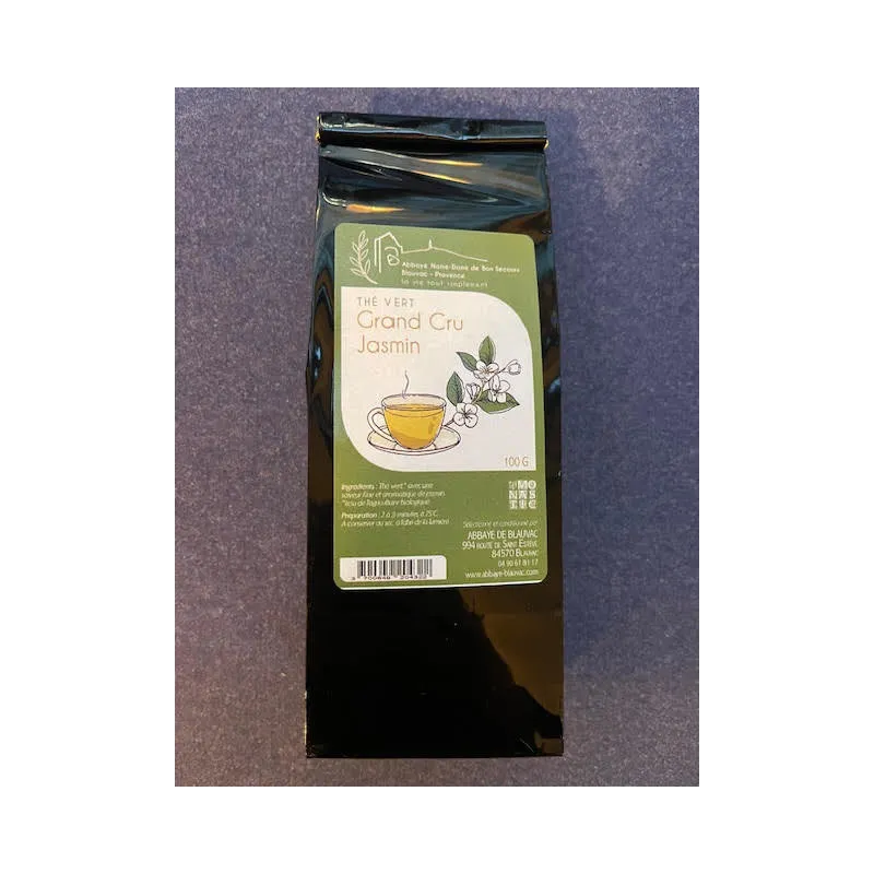 Thé vert Jasmin 100g Abbaye de Blauvac