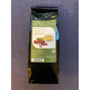 Thé vert Fruits des Bois 100g Abbaye de Blauvac