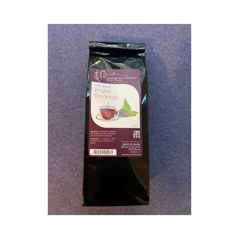 Thé noir English breakfast 100g Abbaye de Blauvac