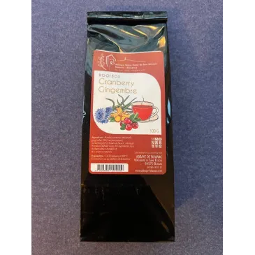 Rooibos Cranberry-Gingembre 100g Abbaye de Blauvac