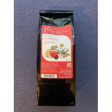Infusion Framboise glacée 100g Abbaye de Blauvac